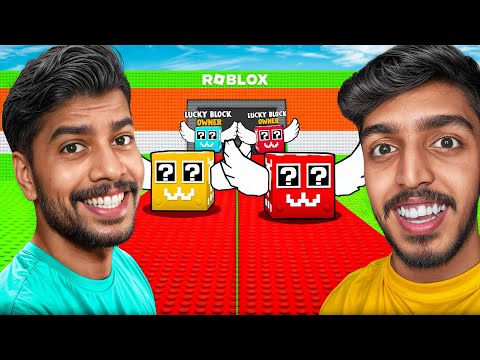 Thumbnail for NoobMaster vs Game Therapist Lucky Block Race in Steal a Brainrot!!