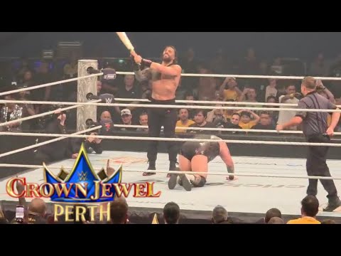 Thumbnail for Roman Reigns vs Bronson Reed Full Match Highlights - WWE Crown Jewel 10/11/2025