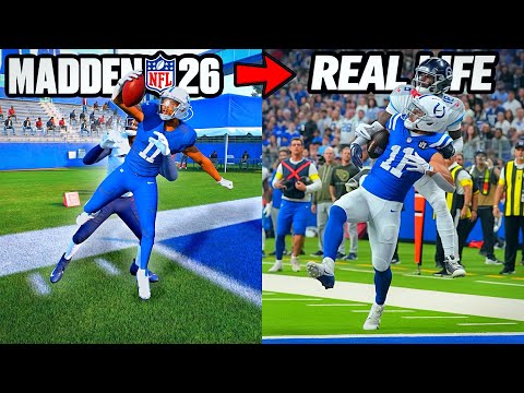 Thumbnail for I Recreated TOP PLAYS From NFL Week 8 in Madden 26!