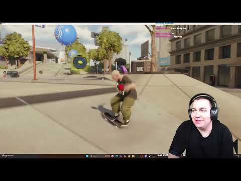 Thumbnail for Playing SKATE for the first time..