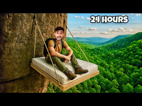 Thumbnail for We Survived 24 Hours on a Hanging Bed Challenge
