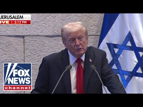 Thumbnail for Trump delivers remarks to the Israeli Knesset amid historic peace deal with Hamas