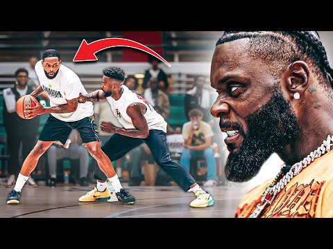 Thumbnail for Lance Stephenson Brings Out ELITE 6'8" Pro Hooper For This 1v1...