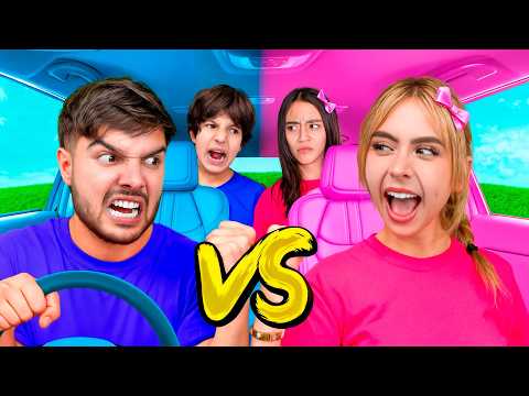Thumbnail for 24 HORAS en EL AUTO NIÑOS vs NIÑAS !!