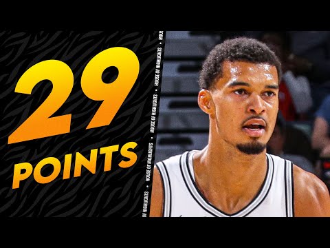 Thumbnail for Victor Wembanyama Was TOYING with the Pelicans 😳 Drops 29 PTS & 9 BLOCKS 🔥