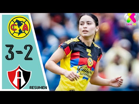 Thumbnail for América Femenil vs Atlas Femenil 3-2 Resumen y Goles | Jornada 16 | Liga MX Femenil 2025 HD