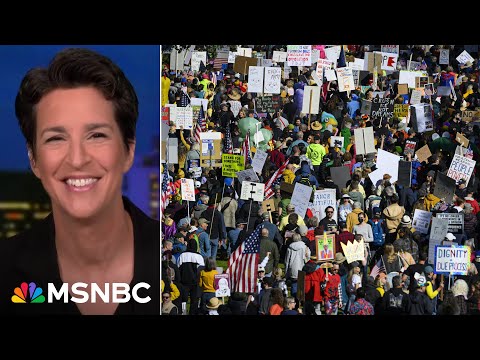 Thumbnail for Maddow: 'No Kings' protests send message to Trump from EVERY state in the nation