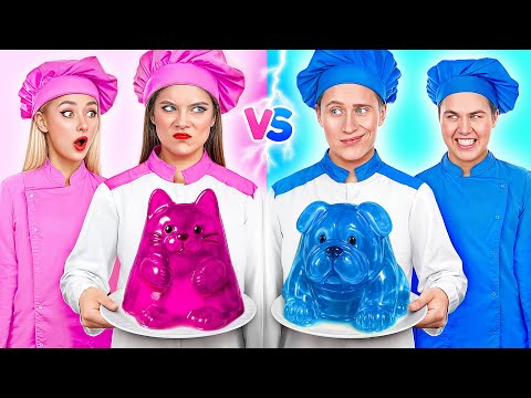 Thumbnail for Boys VS Girls Cooking Challenge | Fantastic Food Hacks by Multi DO Challenge