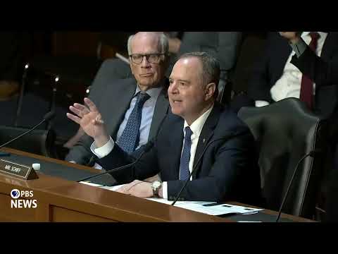 Thumbnail for WATCH: Sen. Schiff questions Attorney General Pam Bondi on Justice Department in Trump's 2nd term