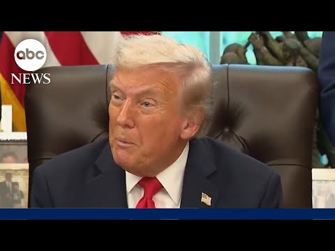 Thumbnail for President Trump says he will only meet with Democratic leaders after the government shutdown ends