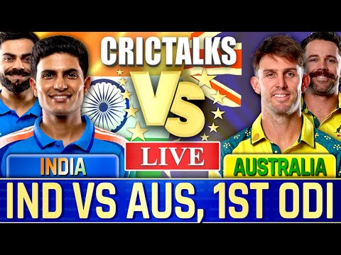 Thumbnail for Live: IND vs AUS Live Match Today, 1ST ODI, Live Cricket Commentary,Team Scores & Commentary