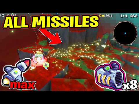 Thumbnail for MAX Sl*tty Rocket with 8 Sl*tty Cannon Missile Insanity! | Megabonk
