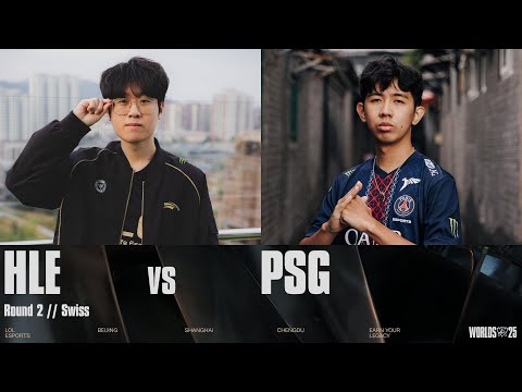 Thumbnail for HLE vs. PSG | WORLDS 2025 | Swiss