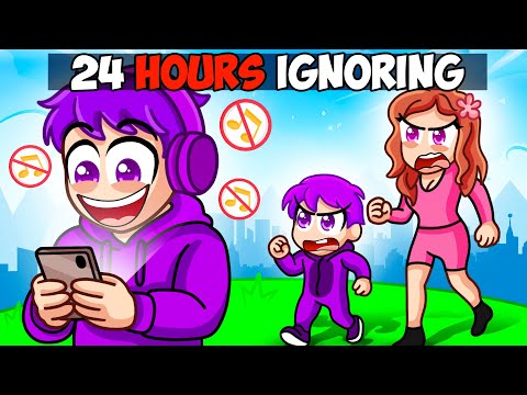 Thumbnail for Ignoring MY FRIENDS For 24 Hours On GTA 5…