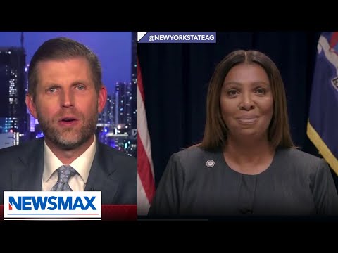 Thumbnail for Eric Trump: Interesting that Letitia James went after us for what she did | Carl Higbie FRONTLINE