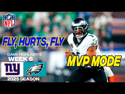 Thumbnail for Eagles Vs. Giants   FULL GAME Week 6 | 2025 NFL Highlights