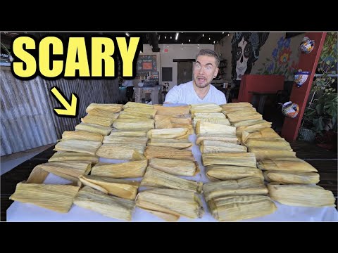 Thumbnail for THIS 50 MEXICAN TAMALE CHALLENGE Has To Be Finished In Less Than 30 MINUTES?! Joel Hansen
