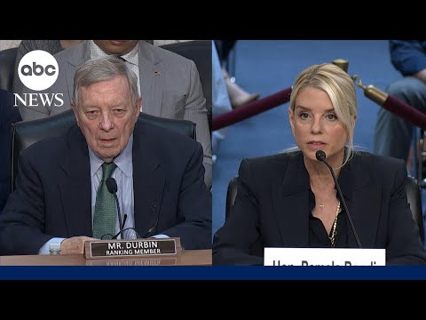 Thumbnail for Bondi to Sen. Durbin: 'I wish you loved Chicago as much as you hate President Trump'