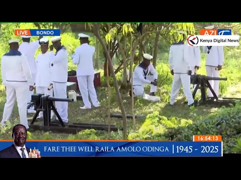 Thumbnail for 17-Gun Salute as Raila Odinga is laid to Rest