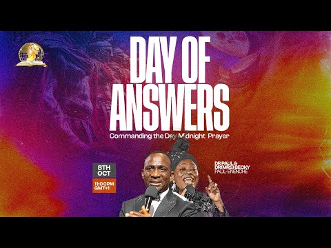 Thumbnail for COMMANDING THE DAY MIDNIGHT PRAYER || DAY OF ANSWERS || 08-10-2025