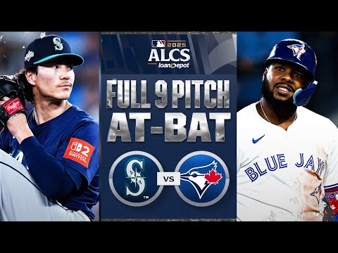 Thumbnail for FULL 9-PITCH AT-BAT between Vladimir Guerrero Jr. and Bryan Woo in Game 7 of the ALCS 😳