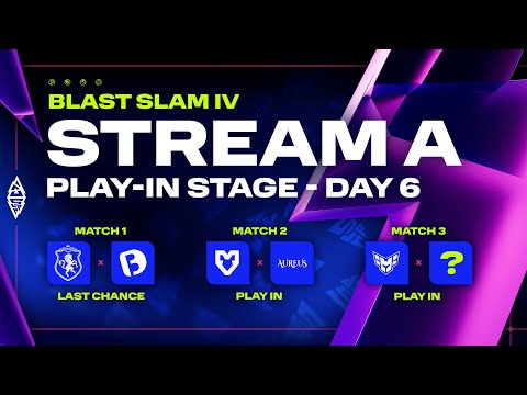 Thumbnail for BLAST Slam IV, Play-In Stage, Day 6: Stream A - Dota 2 LIVE