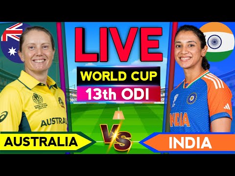 Thumbnail for 🔴LIVE - Ind w vs Aus w Live Score & Commentary | India Women's vs Australia Women's Live World Cup