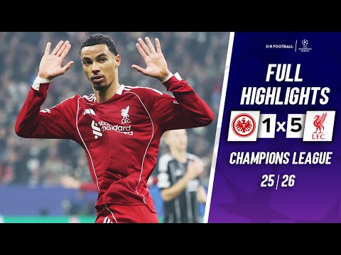 Thumbnail for Eintracht Frankfurt vs Liverpool 1-5 - Highlights & All Goals - Gakpo & Szoboszlai Goal