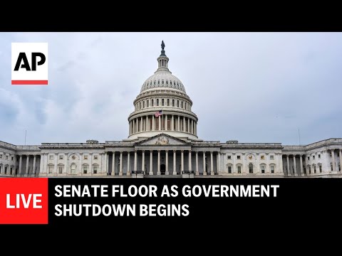 Thumbnail for LIVE: Senate floor as government shutdown begins
