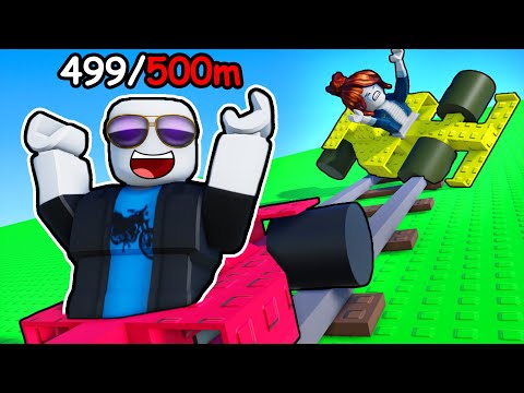 Thumbnail for i Trolled EVERYONE in Roblox cart ride down a mountain...