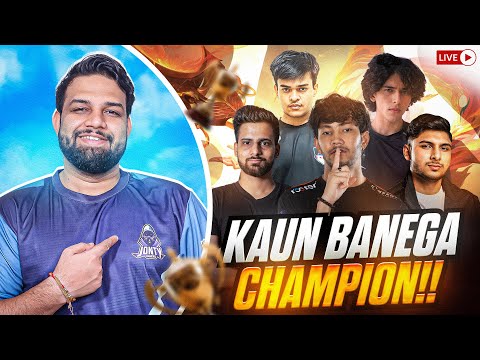 Thumbnail for AAJ HOGA GRANDFINALS  KI WATCH PARTY - TE VS TG VS NG VS TSG VS K9 - #ff #tournament #freefirelive