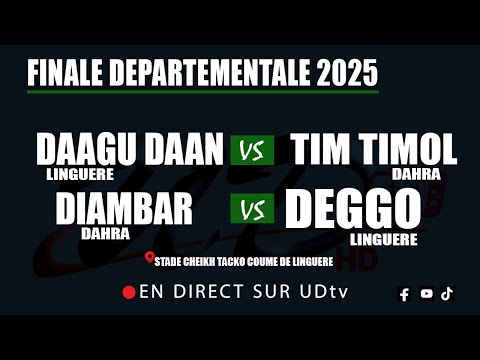 Thumbnail for FINALE DEPARTEMENTALE 2025 ASC DAAGU DAAN  VS ASC TIM TIMOL  // ASC DIAMBAR  VS ASC DEGGO