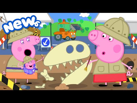Thumbnail for Peppa Pig Tales 2025 🦖 Peppa Finds REAL DINOSAUR Fossil! 🦴 BRAND NEW Peppa Pig Episodes