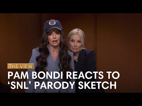 Thumbnail for Pam Bondi Reacts To ‘SNL’ Parody Sketch | The View