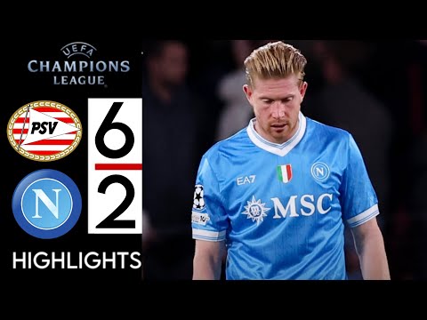 Thumbnail for PSV Eindhoven vs Napoli 6-2 • Highlights & All Goals • Champions League 2025