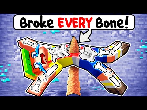 Thumbnail for Johnny Broke EVERY BONE in Minecraft!