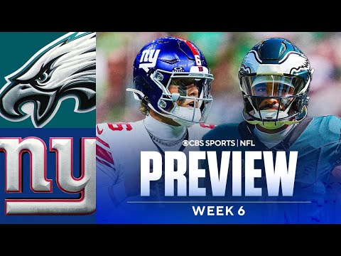 Thumbnail for Eagles vs Giants Thursday Night Football Preview: Predictions and Best Bets | NFL Week 6