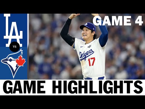 Thumbnail for Los Angeles Dodgers vs Toronto Blue Jays Highlights | World Series Game 4 (10/28/25) MLB Highlights
