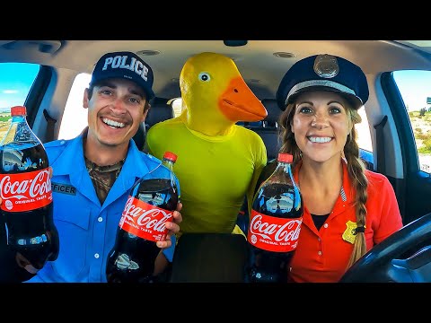 Thumbnail for Rubber Ducky Steals Puppy from Skeleton and Police in Car Ride Chase!