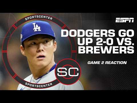 Thumbnail for NLCS Game 2 REACTION ⚾️ Dodgers have the deepest lineup in the MLB - Xavier Scruggs | SportsCenter