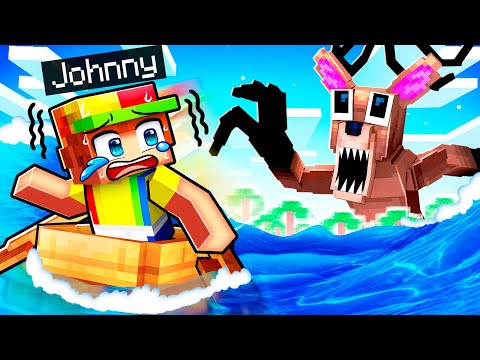 Thumbnail for Using Admin Commands on One 99 Nights Raft in Minecraft!