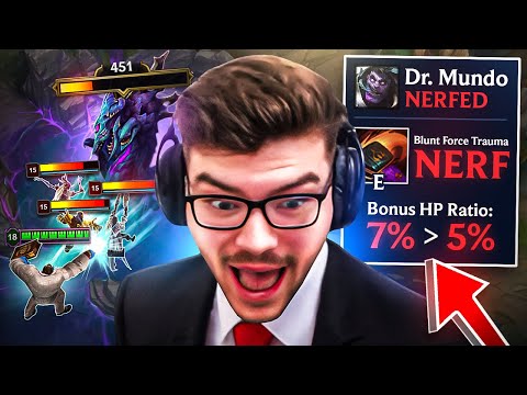Thumbnail for RIOT HAD TO NERF MUNDO AFTER SEEING ME DO THIS