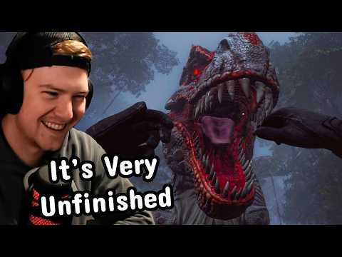 Thumbnail for THE HILARIOUS New Dinosaur Horror game