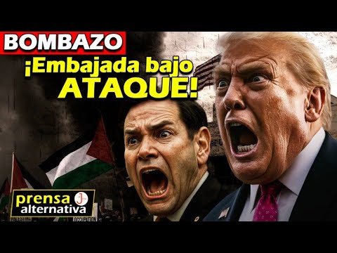 Thumbnail for Paliza total en embajada de EEUU! Rubio y Trump no salen del shock!
