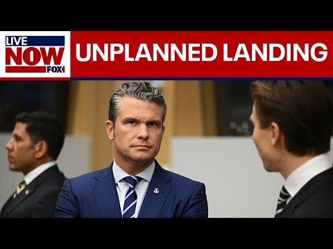 Thumbnail for Sec. Hegseth's plane makes unplanned landing in UK | LiveNOW from FOX