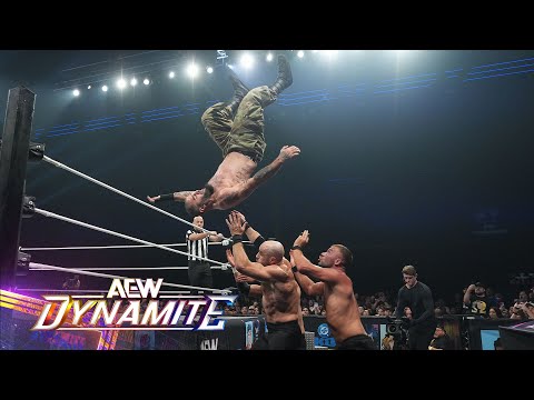 Thumbnail for The Conglomeration vs The Death Riders: MATCH HIGHLIGHTS! | AEW Dynamite, 10/22/25