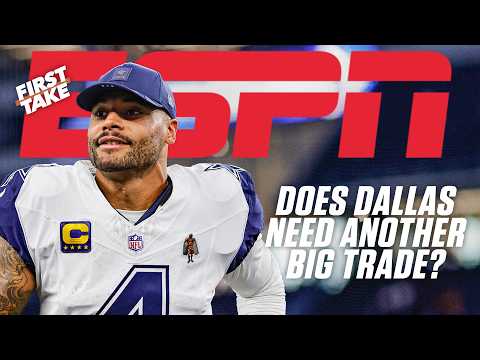 Thumbnail for Cam Newton says the Cowboys' defense is ONE PIECE AWAY from becoming great... but WHO? | First Take