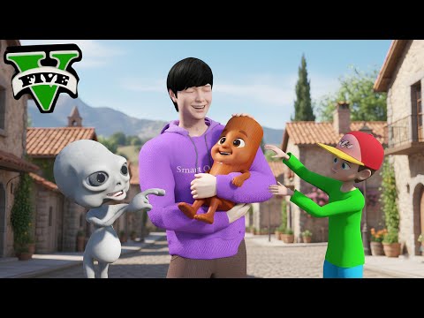 Thumbnail for ကျွန်တော်တို့ Baby Tung Tung Sahur လေးကို မွေးစားခဲ့တယ် | I adopted Baby Tung Tung Sahur in GTA V