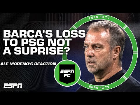 Thumbnail for Barcelona's loss to PSG 'shouldn't come as a surprise!' - Ale Moreno | ESPN FC