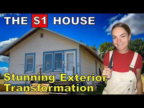 Thumbnail for My $1 House: Exterior Renovations (Start To Finish)